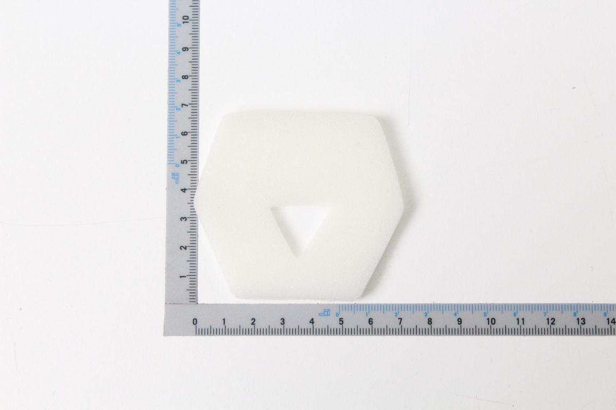 Air filter cartridge (Scheppach) with measurement scale