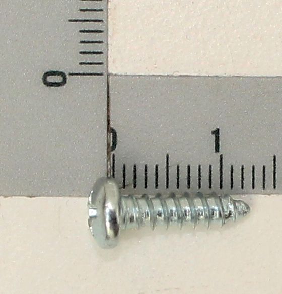 Scheppach flat head screw (DIN 7981) with thread, zinc-coated, 3.5 x 13 mm