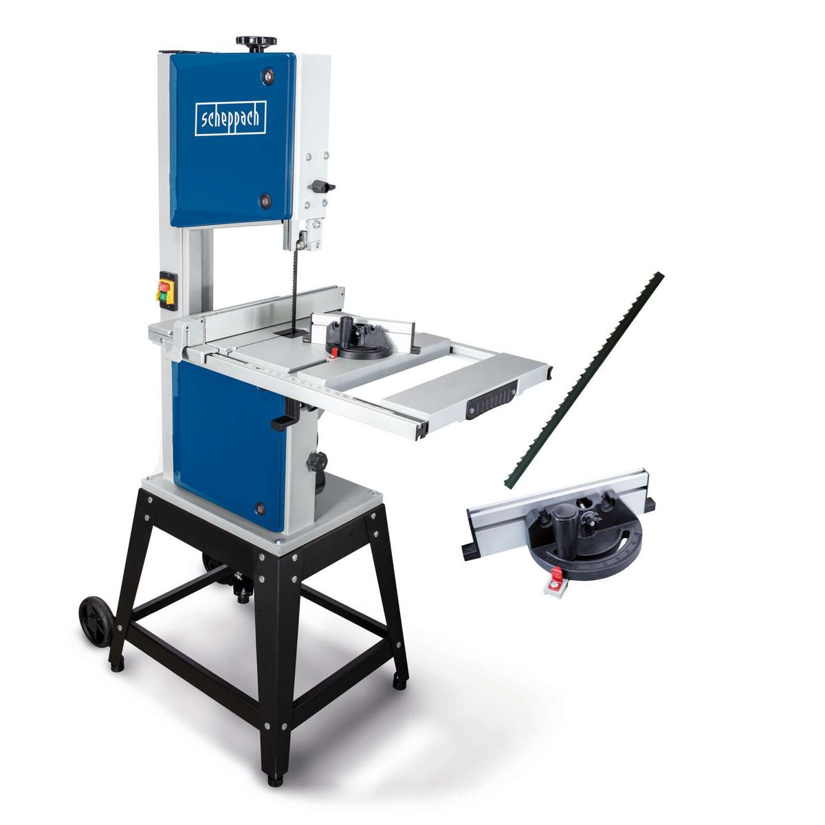 Scheppach bandsaw with tilting table and mitre gauge