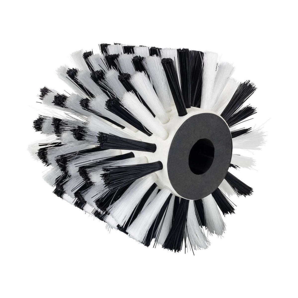 Scheppach tool with spiral bristle design featuring precision cleaning mechanism