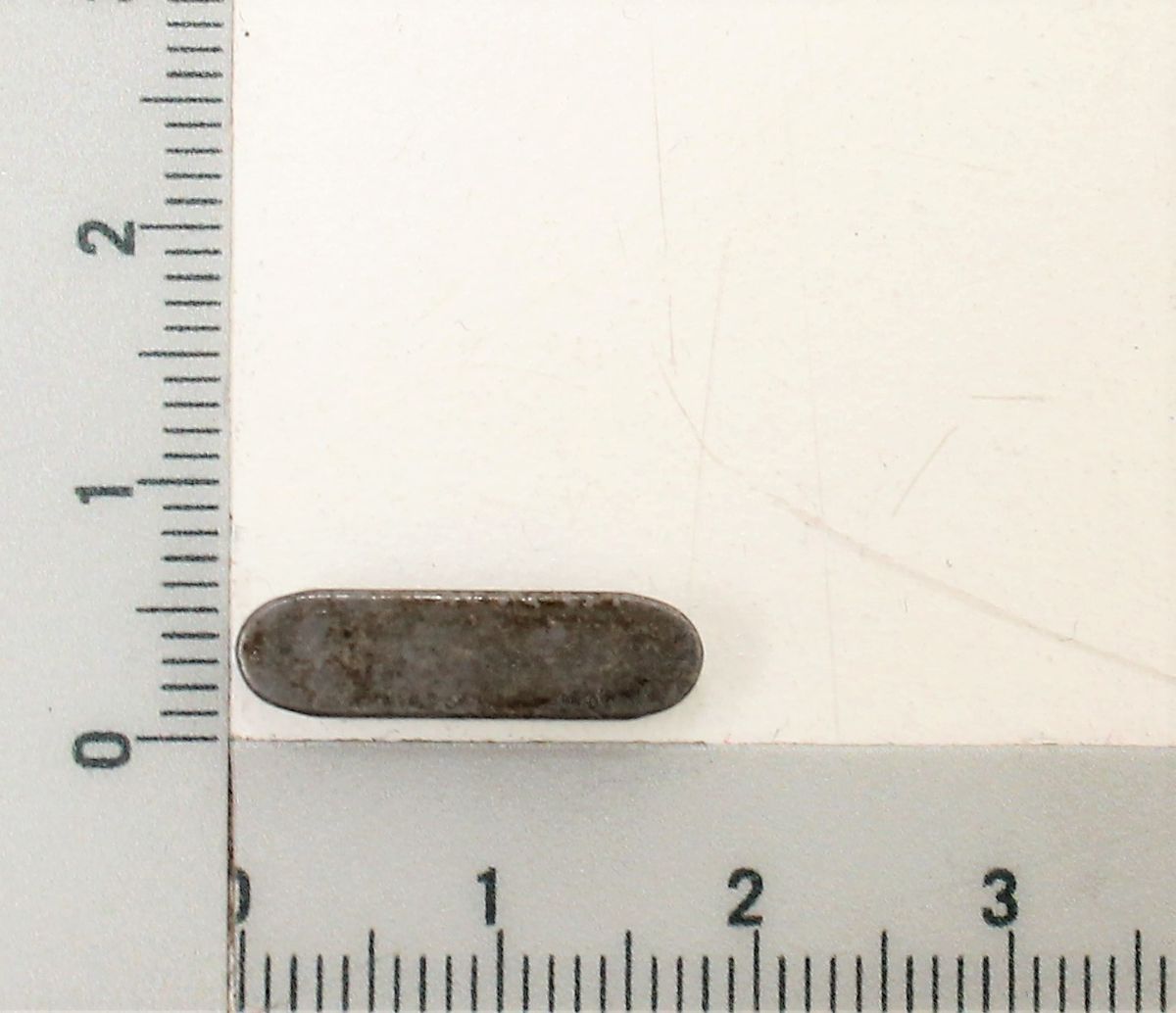 Scheppach key with measuring scale, oval shape, 18 mm long