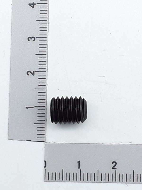 Scheppach threaded pin with ring cutting, M8x10 DIN 916, close-up