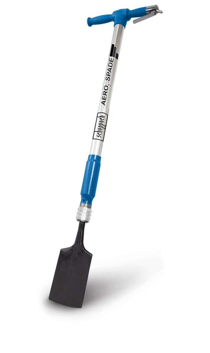 Scheppach Aero² Spade – multi-purpose pneumatic air tool with extended handle
