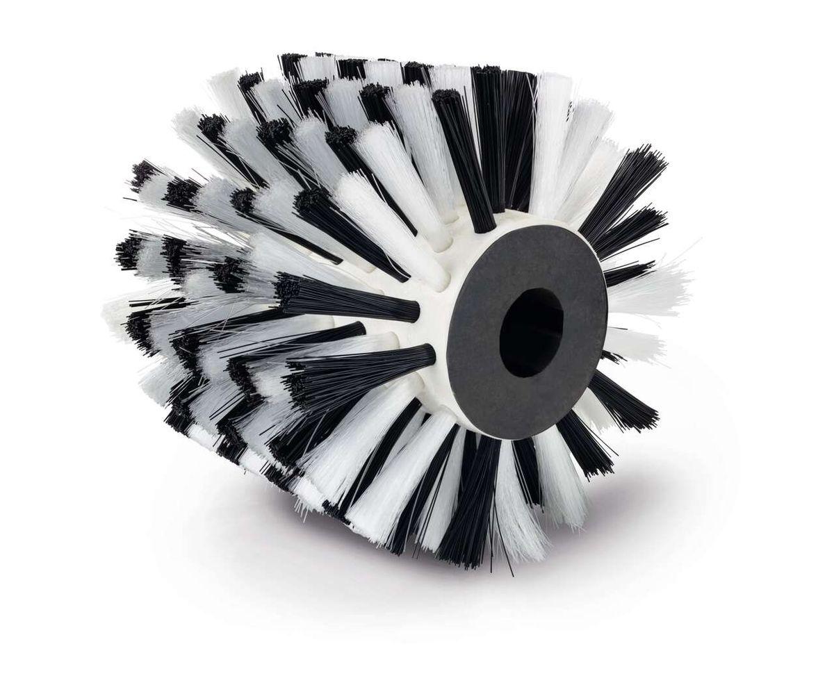 Scheppach plastic fiber brush with soft bristles for cleaning