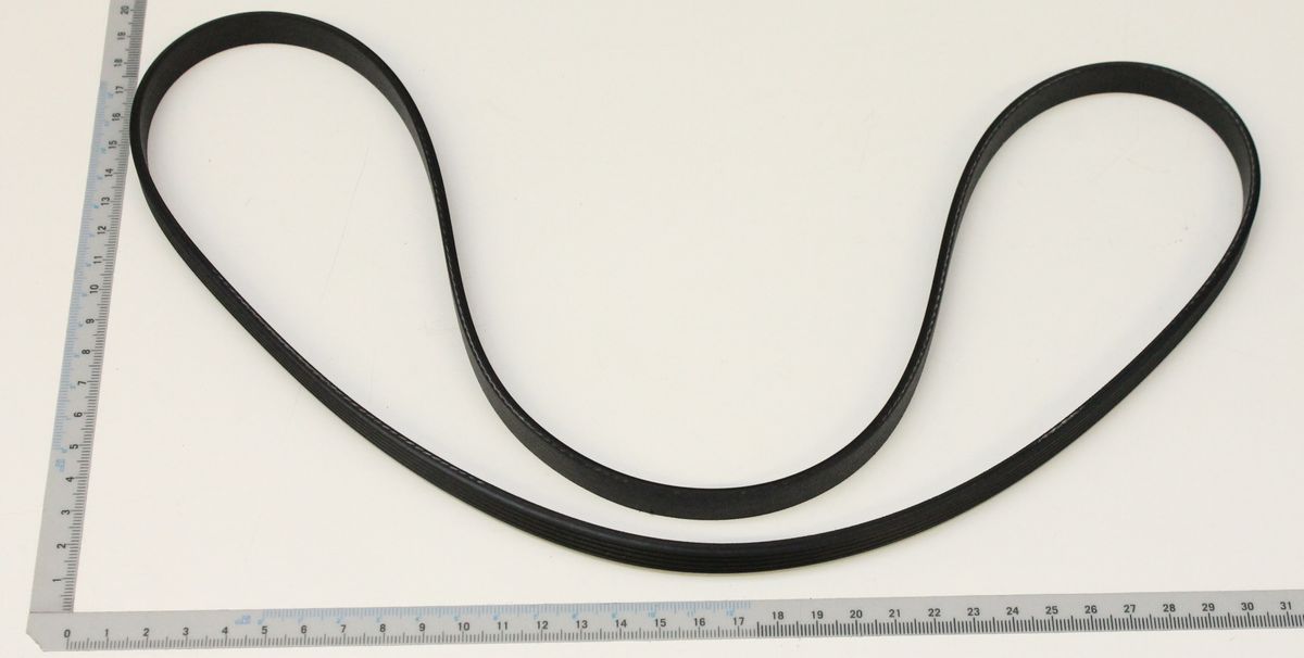 Ribbed belt (Scheppach) with 965 mm length, ribbed rubber pulley