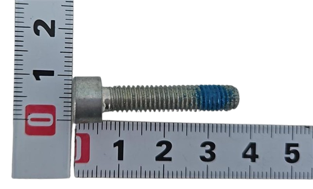 Cheese head screw, M6 x 30 mm threaded length