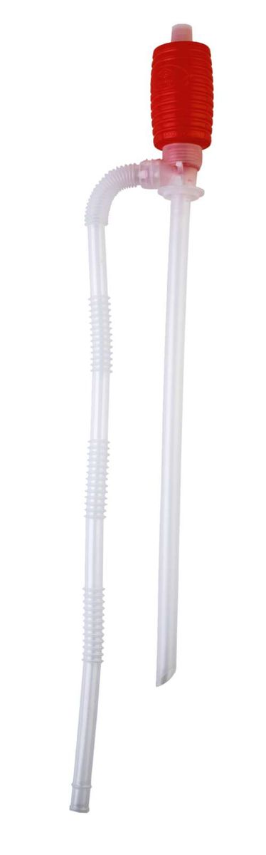 Petrol extraction pump by Scheppach, side view.
