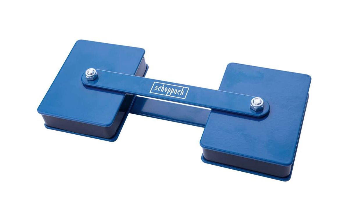Scheppach double holder, top view.