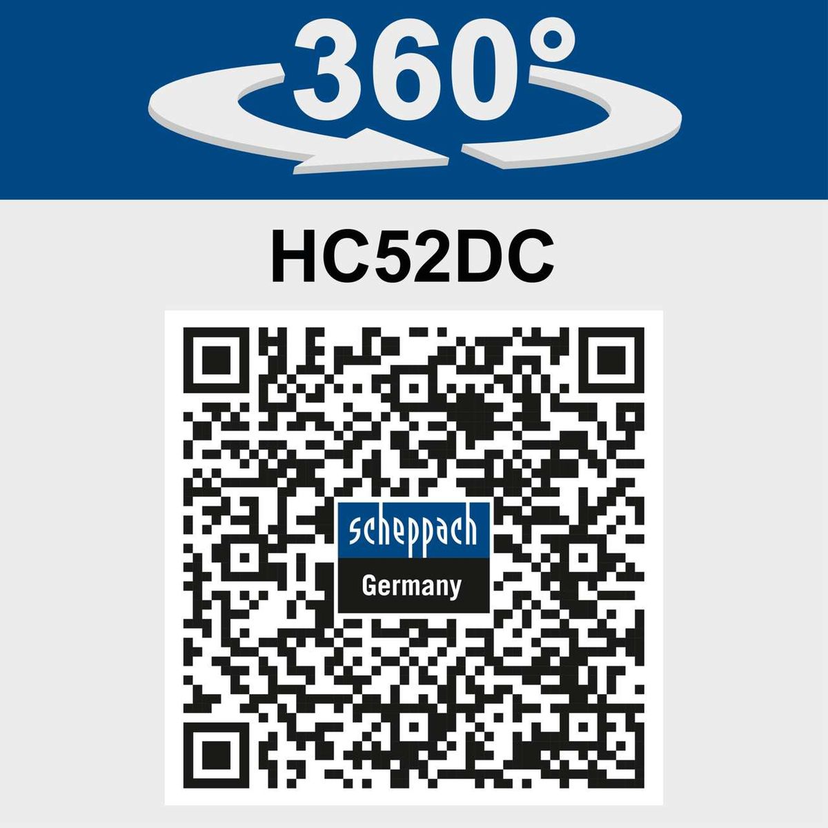 360° rotation feature for the Scheppach HC52DC compressor