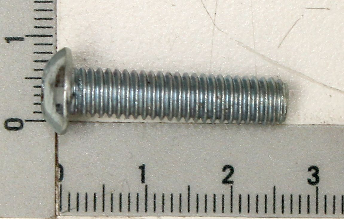 Scheppach oval head screw (M6x25) with integrated scale