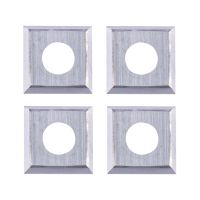 Scheppach reversible blade with central hole for precise cutting in set (14 x 14 mm)