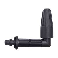 90° Turbo nozzle for high-pressure cleaner with quick-connect system