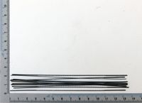 Scheppach leaf saw blade set with measurement scale for precise alignment