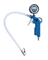 Scheppach tyre inflation gauge with digital display and hose