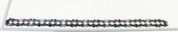 Saw chain with 62 drive links, 3/8 inch pitch