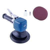 Scheppach sanding tool with integrated sanding pad holder and disc