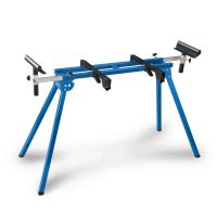 Scheppach universal mitre saw stand with four sturdy legs and adjustable arm supports