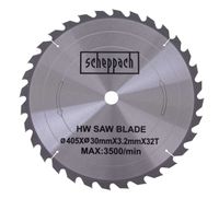 Scheppach high-quality circular saw blade, 405 mm diameter, 32 teeth