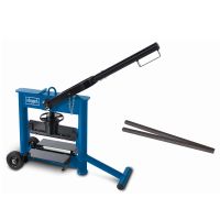 Hydraulic rock breaker with adjustable arm and extension for precise operation