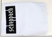 Scheppach filter bag with measurement guide on a white background