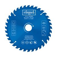 Scheppach circular saw blade (Art. No. 7901800601) with max speed 7200 rpm, EN 847-1 Z-15206