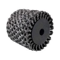 Scheppach tool with fine bristle roller for precise surface finishing