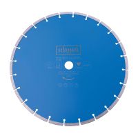 Scheppach diamond cutting disc with speed and safety specifications