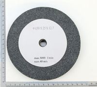 Grinding disc with dimensions Ø 150 x 25 x 12.7 mm, close-up view