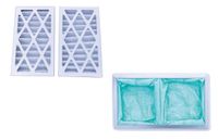 Air filter elements and filter housing for Scheppach DIY air filter set