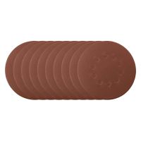 Round sanding paper, 10 pieces, Ø 215 mm, grit 150 for fine finishing