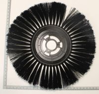 Scheppach round brush with bristle ring for precise cleaning, Ø 250 mm