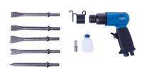 Scheppach accessories set for air hammer including various tip bits and attachments
