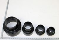 4-piece extraction port set with varying diameters for Scheppach