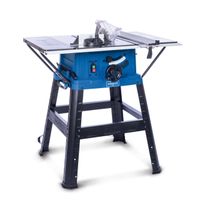 Scheppach table saw HS254 with soft start, 2200W, 254mm cutting height, extended table