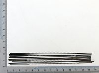 Scheppach leaf trimmer blades set with measurement scale for 12 pieces (130 x 1.25 x 0.45 mm)