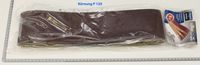 Scheppach P120 abrasive grain set with measuring scale and clips for tool storage