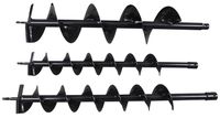 Spiral-tipped auger bit set for Scheppach earth auger
