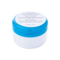 Abrasive paste with child safety and eye contact warning; Contains silicon carbide, vaseline, lubrication oil, stearic acid