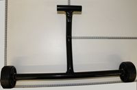 Scheppach wheel assembly with large rollers and vertical bar
