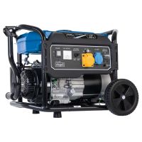 Scheppach petrol generator SG3200x with AVR system, 2800W, 212cc engine, dual voltage output, 16A circuit breaker and oil level indicator
