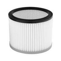 Vacuum cleaner filter with textured surface for effective dust particle filtration