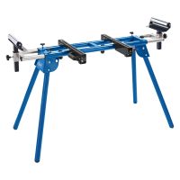 Scheppach universal mitre saw stand with adjustable support and sturdy base for heavy load