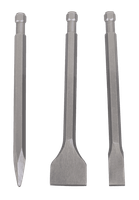 Scheppach chisel set: pointed, flat, and broad chisels from Aero Spade collection
