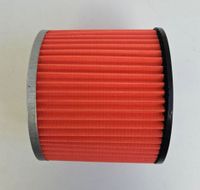 Cylindrical filter element with pleated layers for Scheppach product