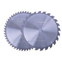 Scheppach circular cutting blade with markings and safety instructions