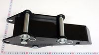 Scheppach excavator thumb with integrated rollers and mounting components