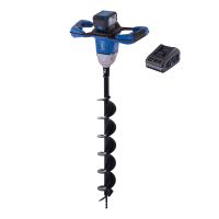 Scheppach auger drill with electric motor and handle for drilling applications