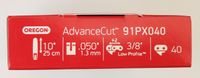 Oregon saw chain 'AdvanceCut' 91PX040, 10-inch length, 3/8-inch pitch
